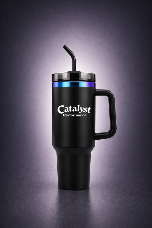 40oz POWDER COATED TRAVELER TUMBLER
