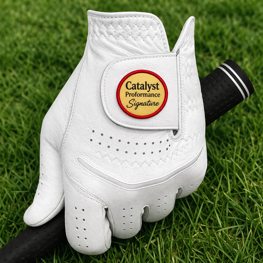 Premium cabretta leather golf glove with custom logo ball marker”
“Tour quality white leather golf glove”
“Custom golf gloves for tournaments”